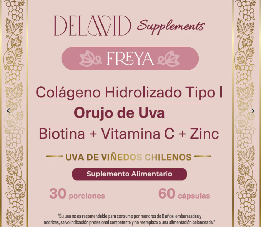 FREYA DELAVID COLAGENO + BIOTINA + VITAMINA C + ZINC